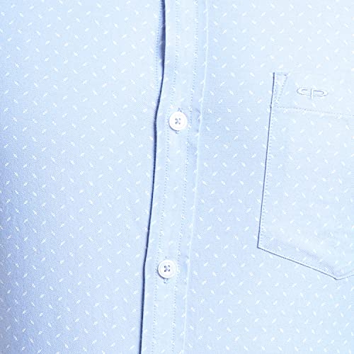 Image of Colorplus Men's Pure Cotton Stripe Pattern Contemporary Fit Spread Collar Full Sleeve Casual Shirt