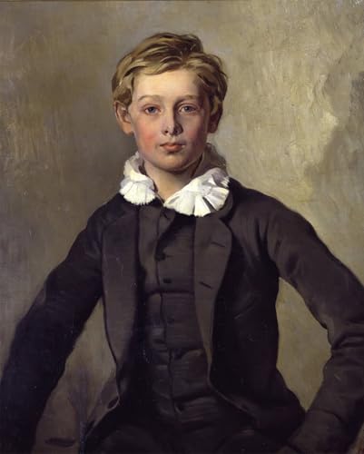 Pintura mural retrato de Hans Haubold para ambientar despachos con elegancia clásica