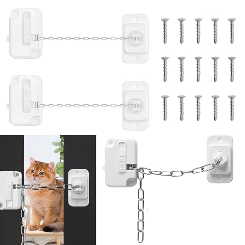3 Stück Fenstersicherung Kette, Fenster Sicherungen Verstellbares...