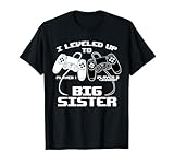 Photo Gallery ho livellato fino a big sister gaming bambino annuncio di genere maglietta Photo Gallery ho livellato fino a big sister gaming bambino annuncio di genere maglietta