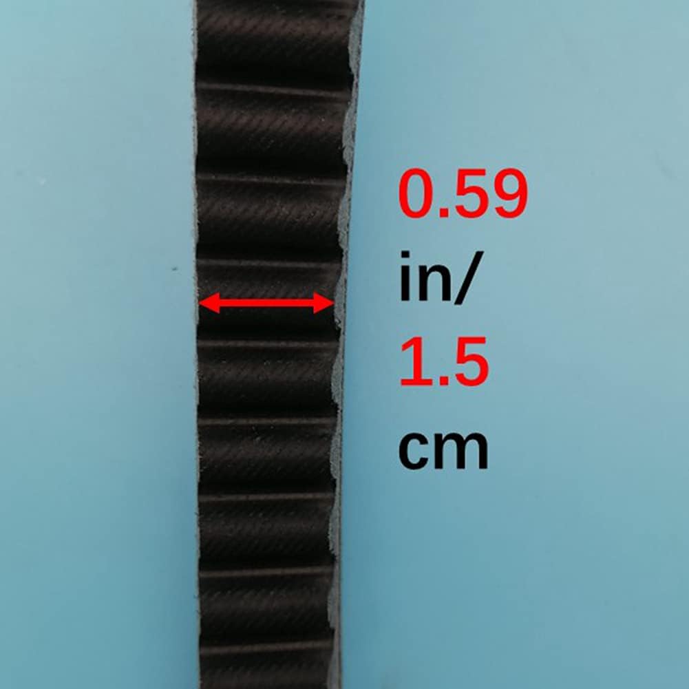 Drive Belt Compatible with Many 30 Series Go Karts Clutches 203597 203597A 203597B 203597C 255-407 10042 37X125 37X98 with Teeth on Inside 897×19×10 mm Approx New Z673