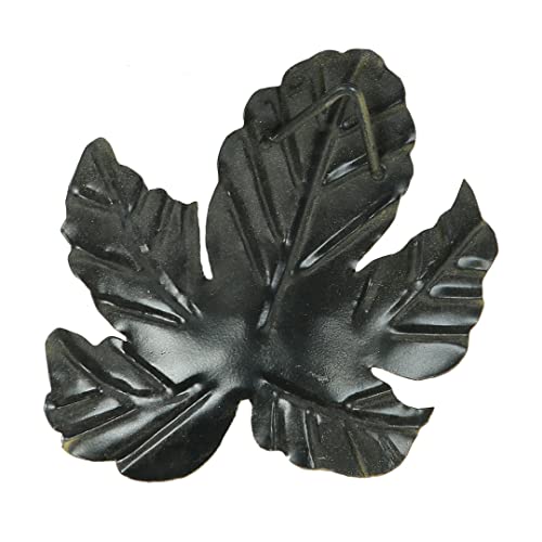 Image of CraftVatika Metal Decorative Maple Leaf Wall Decor Art Showpiece (Golden, 5.5 x 5 Inches) - Set of 6