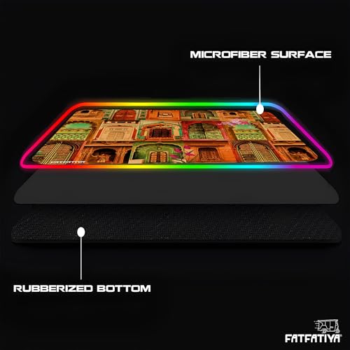 Image of Rajasthani Royal Doors Graphic Mouse Pad, Non-Slip Rubber Base Mousepad for Laptop, Computer & PC, 9x7.5 in - Enhanced Precision, Ergonomic Comfort, Ideal for Gaming & Office (Multicolor)