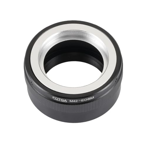 [NEW Version] Adaptador de lente M42 a EOS M, Hersmay Adaptador de lente M42 para cámara con montura EOS M compatible con Canon EOS M M1 M2 M3 M5 M6 M10 M50 M100 M200, M50 Mark II, M6 Mark II miniatura 2