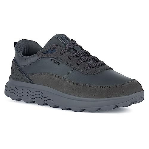 Geox U Spherica E Sneakers Homme en tissu noir respirant pour le quotidien