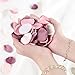 Der Rose 300pcs Artificial Flowers Silk Fake Pink Rose Petals Flower Girl Scatter Pedals for Aisle Centerpieces Table Confetti Party Favors Home Wedding Valentines Proposal Anniversary Decorations