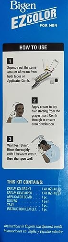Bigen Ez Color For Men M5 Medium Brown Kit (Pack de 2) miniatura 4