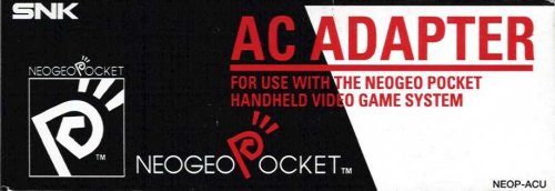SNK NeoGeo Pocket Color AC Power Adapter Cable