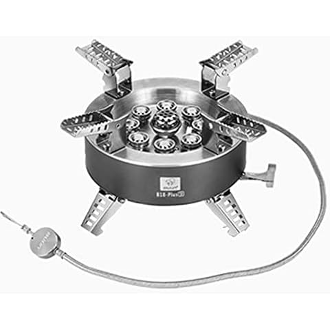 Bulin AirOka B18 Puls 23800W Alloy Portable Picnic Camping Stove Windproof Design Gas Cooking Burner with Piezo Ignition and Carrying Case Foldable Stove for Outdoor BackpackingHikingPicnicCar Cover
