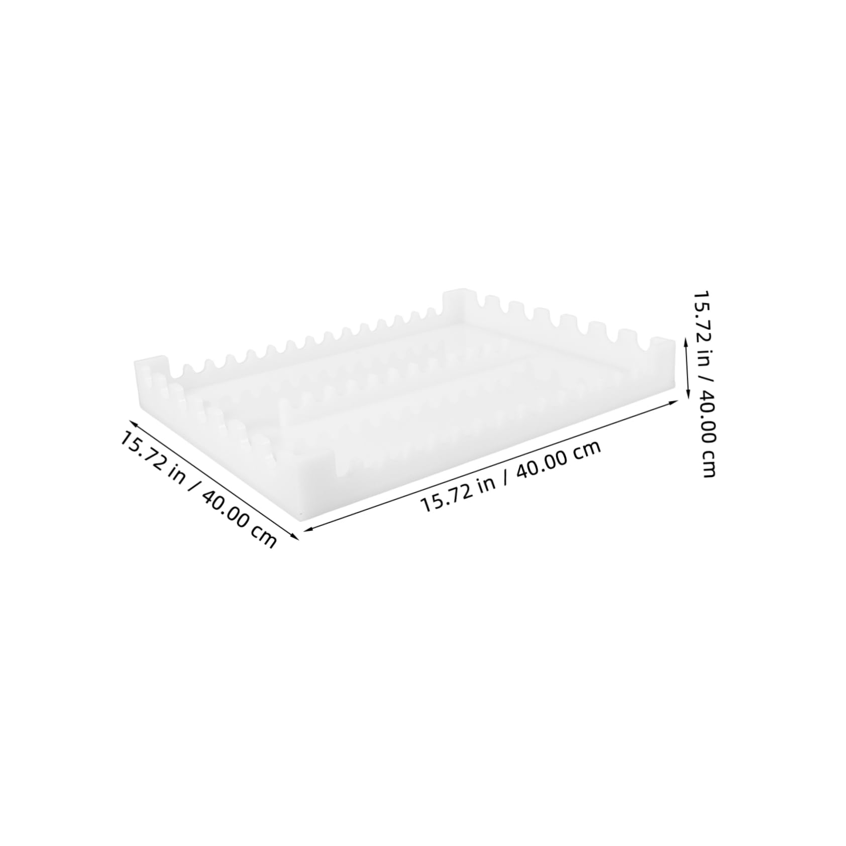 KICHOUSE Acrylic Lab Tube Holder Portable Pipette Storage Stand Drip Resistant Easy to Clean Laboratory Tool