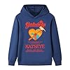Duoxinbos KATSEYE Hoodies Girls Katseye Merch Kpop Hoodied Sweatshirts Kids Boys Fashion Long Sleeve Graphic Pullover Streetwear Y2k for Fans Royal Blue