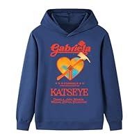 Duoxinbos KATSEYE Hoodies Girls Katseye Merch Kpop Hoodied Sweatshirts Kids Boys Fashion Long Sleeve Graphic Pullover Streetwear Y2k for Fans Royal Blue