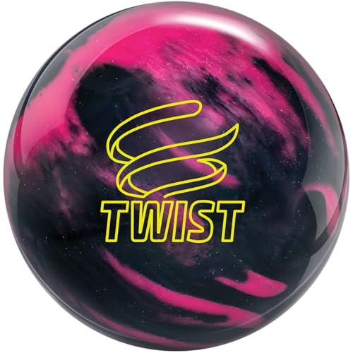 Brunswick Twist Pink/Black Bowling Ball (14, Pounds)