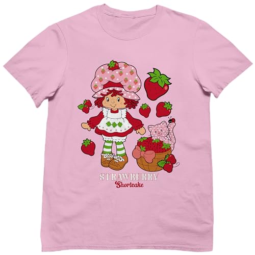 Isaac Morris Limited Strawberry Shortcake Kitties Adult and Kids Sized Short Sleeve T-Shirts2