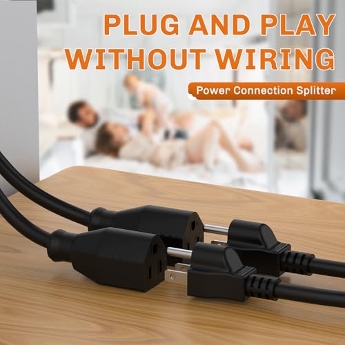 image for WELLUCK RV Shore Power Inlet Charger Plug 15 Amp 125V AC Power Inlet P