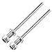 uxcell 5/16 Inch Diameter x 3 Inch Length Landing Gear Steel Axle Shaft Drive Axle with Nuts for RC Airplane - 2PCS