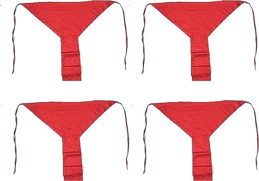 Traditional Underwear Langot Supporter loincloth Lankot Cotton Red (Pack of 4)