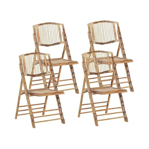 Chaises Pliantes en Bambou Beliani Cover