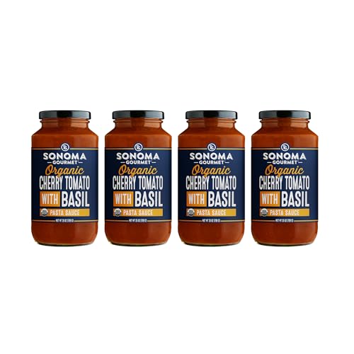 Sonoma Gourmet Cherry Tomato With Basil Pasta Sauce | USDA