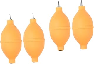 Uonlytech 4 Peças Compressor De Ar Soprador De Ar Ferramenta De Limpeza De Teclado Limpador De Bomba Soprador De Borracha Soprador De Foguete Removedor De Soprador De Lâmpada Limpador De