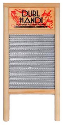 Dubl Handi 8-5/8 in. W x 18 in. L Metal Scrub Surface Washboard