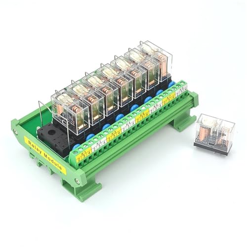 Module de relais d'interface rail DIN 8 canaux 24V pour API - 2