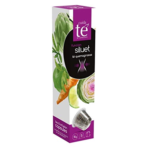 Cuida Té - Función Siluet - Capsulas de Te Funcion Siluet - 5 Capsulas Compatibles con Nespresso- 15 Gramos Cover