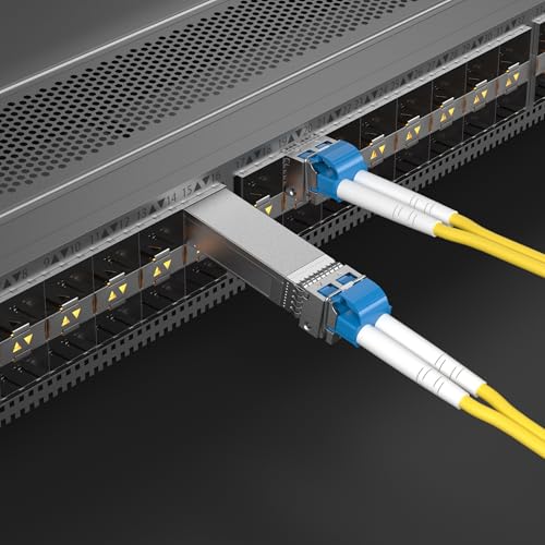 Image of 10Gtek 10GBase-ZR SFP+ Transceiver, 10G Singlemode 1550nm SFP+ Fiber Module Compatible with Intel, up to 80 km