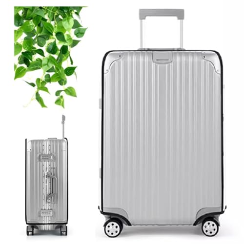 Suitcase Cover Protectors, 30 Inch Transparent Luggage Cover, Clear PVC Suitcase Covers, Waterproof DustProof Travel Luggage Protector Cover for Wheeled Trolley Case Baggage Business Trip Daily Using