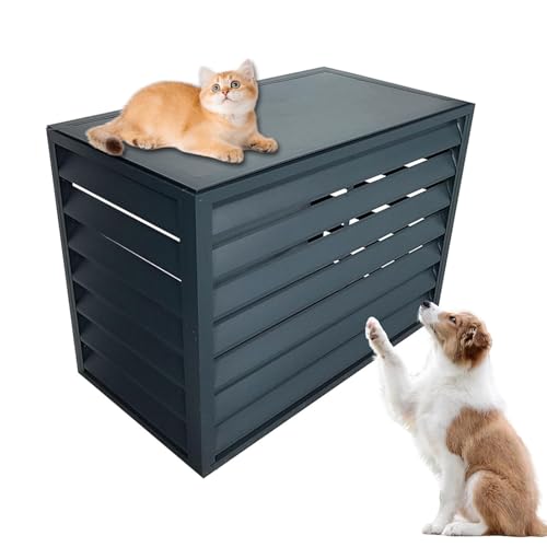 LKPMGOA Wärmepumpen Verkleidung Klimaanlage Außengerät Abdeckung Zaun Blumenstand Schutzhülle, Isolierung von Haustieren, Laub,...