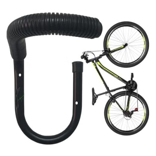 Suporte Bike Parede Tipo Gancho Para Pendurar Bicicleta - Resistente Vertical Acompanha Bucha E Parafusos