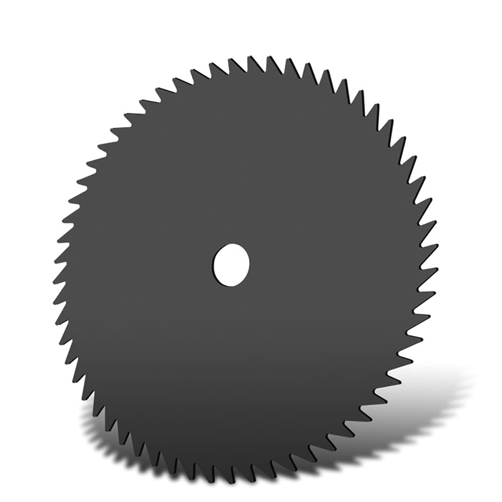 SHoRI Steel Grass & Brush Cutter Trimmer Weed Eater Blade Lawn Trim Blades for Brush Cutter Mower, Stainless Steel Lawn Edger Blade (80T Black Blade)-image-30