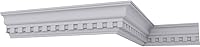 EkenaMillwork Endurathane Dentil Crown Moulding 4-3/8"H x 3-1/2"P x 5-5/8"F x 94-1/2"L Factory Primed Urethane Trim