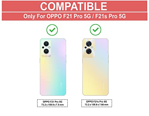 Image of KIVANO LUXE Compatible for Oppo F21 Pro 5G / Oppo F21s Pro 5G Luxury Handmade Leather Magnetic Flip Folio Case | Card Holder & Kickstand | Slim Protective Cover | Unisex - Brown