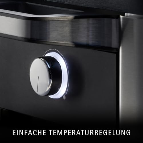 Foto von WMF Lono Raclette Grill mit Pfännchen und Schiebern, Raclette 8 Personen, 1500 W, edelstahl matt