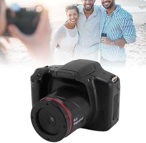 Digital Camera, 1080P HD Anti Shake Video Recording Camera Support 16X Digital Zoom, 16MP Compact Small Camera with 2.4 inch Screen