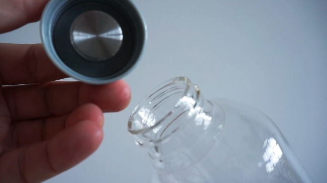 Bottiglie In Vetro Eos Da 1L - Set Da 6, Con Tappo Argento, Per Acqua E Bevande - Foto 12