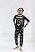 Monster Jam Grave Digger Little Boys Pajama Shirt & Pants Black/Green 4
