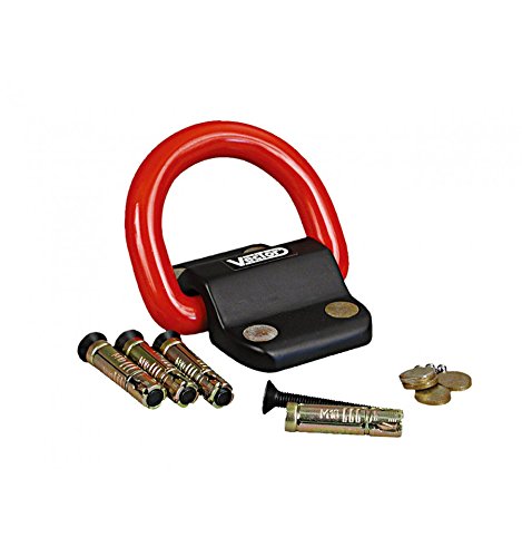 VECTOR - Kit Ancre Platine Fixation Sol/Mur Cadenas Compac Block 95X78Mm 22Mm