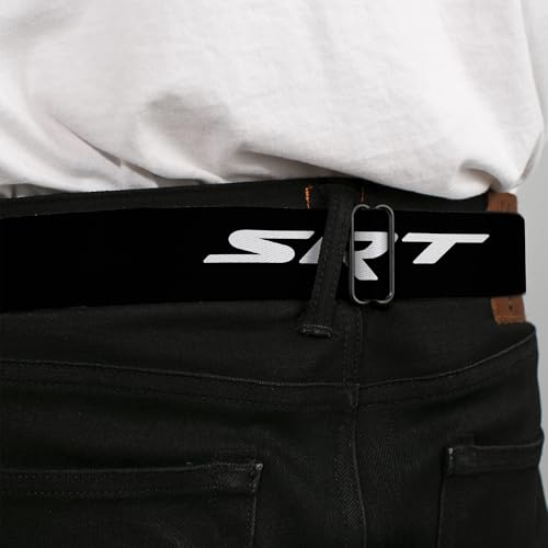 Buckle-Down Belt Seatbelt Buckle SRT Black Red White Mens Womens Kids Adjustable4
