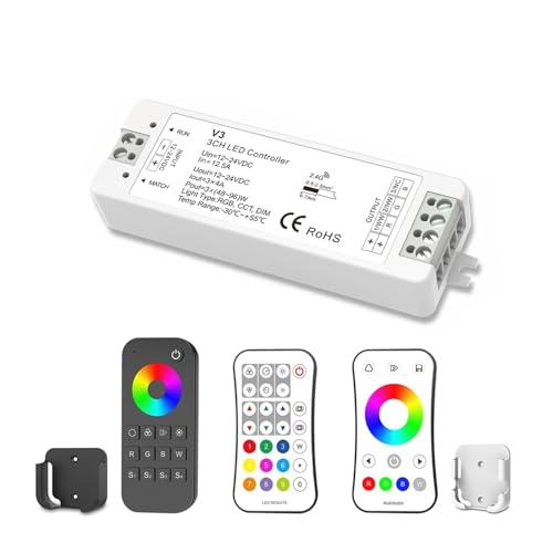 Contrôleur RVB bande lumineuse LED pour ambiance de salon avec télécommande V3 - 2