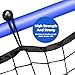 JIRTEMOT 7x4 FT Volleyball Rebounder Net – Adjustable Solo Training Equipment for Backyard, Beach & Outdoor, Heavy-Duty 45-Layer Net with 5 Angles, 4 Ground Stakes & Accuracy Target Belt
