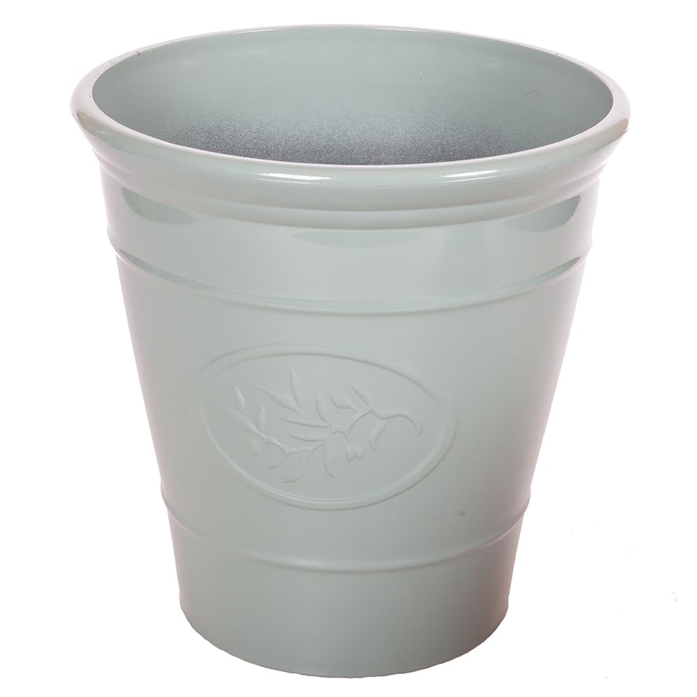 Yougarden Green - 1 X 'Olive' Planter 30Cm (12In) Perfect For Standard Trees And Patio Trees, Shrubs And Bushes - Mediterranean Style Plant Pot For Gardens