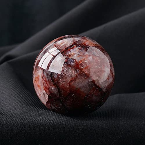 Cristal de fluorite de collection sphère brute 5cm avec inclusions de quartz