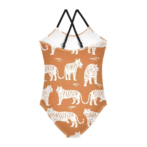 Tiger Girls One Piece Swimsuit Beach Swimwear 208574642