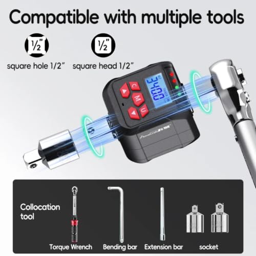 Adaptateur de couple numérique avec précision 2% pour serrage auto