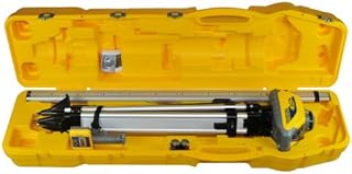 Spectra Precision LL100N-2 Laser Level Kit with HR320 Receiver and Clamp, 15' Grade Rod, Tripod, and System Case , Yellow