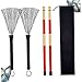 YARNOW Drum Wire Brushes Jazz Acoustic Music Durable Drum Accessories with Storage Bag for Percussion Instruments
