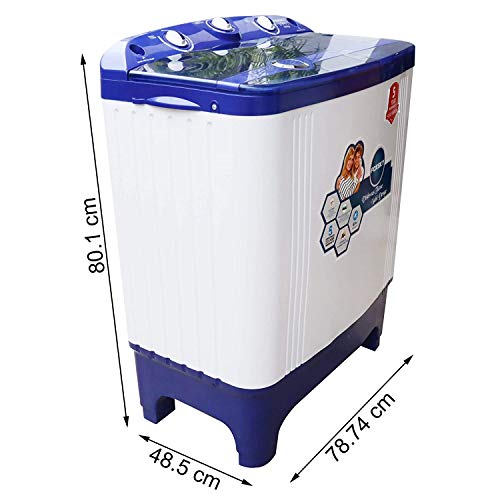 Image of Foxsky 6.5 kg Semi-Automatic Top Loading Washing Machine Appliance (FOXSKY AQUA WASH 6.5 KG, BLUE)