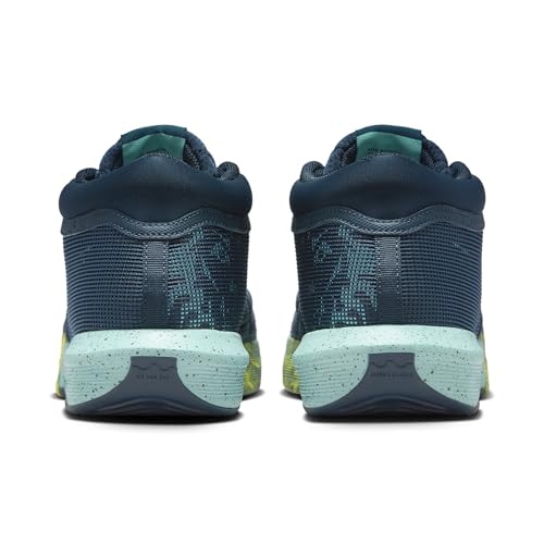 Lebron Witness 8 Basketball Shoes (FB2239-402, Armory Navy/Green Frost/Bicoastal/Cyber) Size 7.53